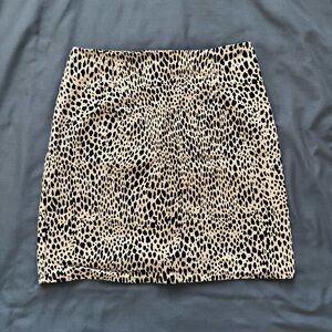 Brandy Melville Leopard Print Women's Mini Skirt